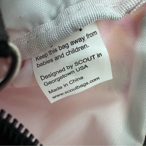 Scout Sally Go Lightly Crossbody Bag Orange Pink Neon Nylon Handbag - Picture 7 of 11